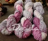 "Zmrzlé ostružiny" - efektní merino SLUB