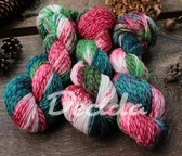 "Vánoční girlanda" - Tweed merino 225m/100g