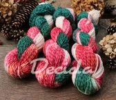 "Vánoční girlanda Plus" - Tweed merino 225m/100g