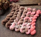 Minis 2 - set á 20g Gold sparkle merino sw
