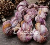 "Koření tmavší" merino/hedvábí 2mm