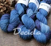 "Ošoupané džíny" Merino/hedvábí 4mm