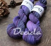 "Fialová neposedná" Merino/hedvábí 4mm