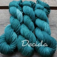 "Emerald blue" -  extra MERINO se sw 3mm