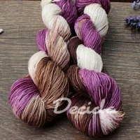 "Burgundy a smetana" -  extra MERINO se sw 3mm