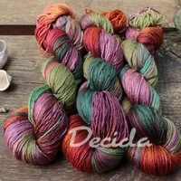 "Guisantes" merino/hedvábí 50/50 