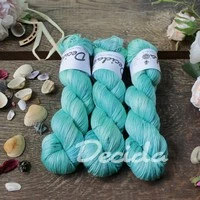 "Playa en Cancún" merino/hedvábí 50/50 