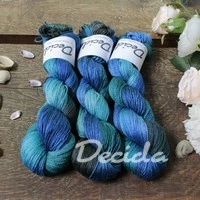 "El mar" merino/hedvábí 50/50 