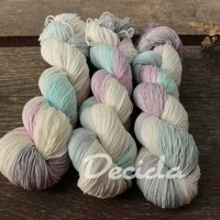 "Ledové sny - světlé"  extra MERINO se sw 3mm