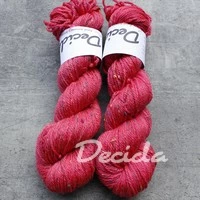 "Pink" - merino a Donegal neps ARAN 166m/100g
