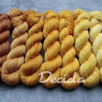 jednobarevné žluťásci - extra MERINO se sw 3mm
