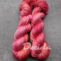 "Král plameňáků" merino/hedvábí 50/50 