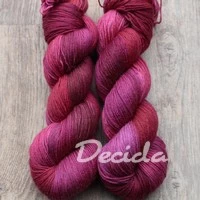 "Sweet raspberries" EXTRA Merino sw/polyamid 365m/100g