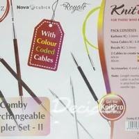 Sada jehlic KnitPro Comby starter set 2 - vyměnitelné jehlice
