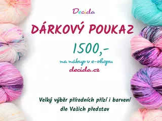 Dárkový poukaz 1500,-