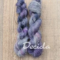 "Ledové fialky" - 72%mohér/28%hedvábí 50g NOVINKA