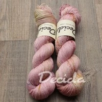 "Smooth moments - Pink" merino/hedvábí 2mm