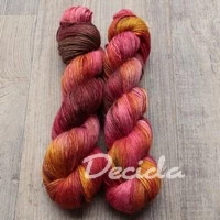 "Fire" 40%alpaka/40%merino/20%hedvábí