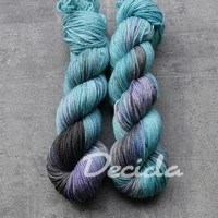 "Posvátná voda" Merino/hedvábí 4mm 