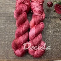 "Zrající třešně" merino/hedvábí 50/50 400m 