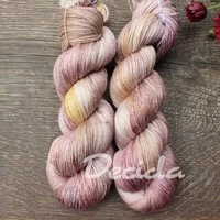 "Sušená kytice" merino/hedvábí 50/50 400m 