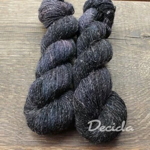 "Dark night" -  Single 90% Merino/10% Len 366m