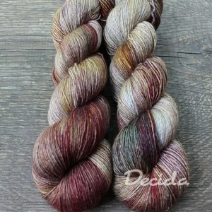 "Brilho dourado" 120g - 65%merino 20%hedvábí a 15% yak
