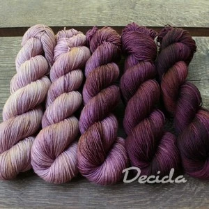 Fade set "Burgundy 2" - extra MERINO se sw 3mm