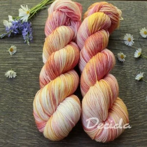 "Rose and apricot" - EXTRA Merino sw/polyamid 365m/100g