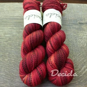 "Oheň" - ZEBRA Merino sw/nylon 365m/100g