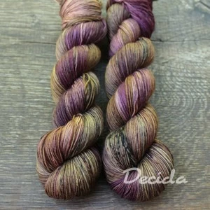 "Burgundy a karamel" -  extra MERINO se sw 3mm