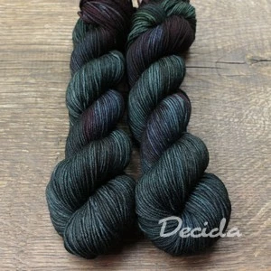 "Green at night" - extra MERINO se sw 4mm