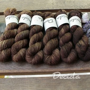 "Hnědý fade" -  Single MERINO 366m