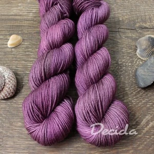 "Jemná Burgundy" - extra MERINO se sw 4mm