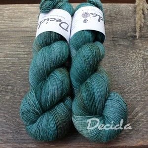 "Teal" 120g -  65%merino 20%hedvábí a 15% yak