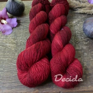 "Red fire" - Single MERINO 366m