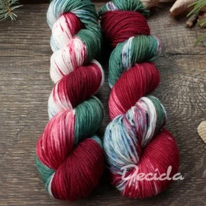 "Vánoční girlanda - Candy" -  Merino sw/polyamid 270m/100g
