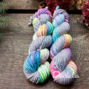 "Neon in the fog" extra MERINO/nylon se sw 70m