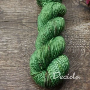 "Green" - 100g Merino sw/Nylon/Zlatá nitka 400m