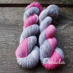 "Růžová myška" -  extra MERINO se sw 3mm