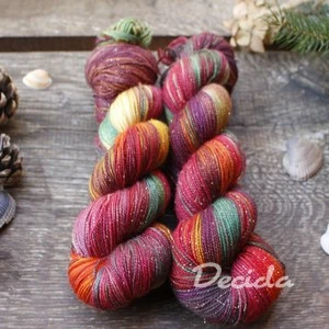 "Autumn" - 100g Merino sw/Nylon/Zlatá nitka 400m
