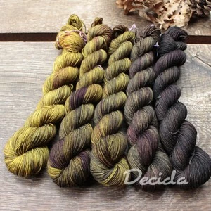 Fade set "Tierra 2"- 5x 50g  merino sw 400m/100g