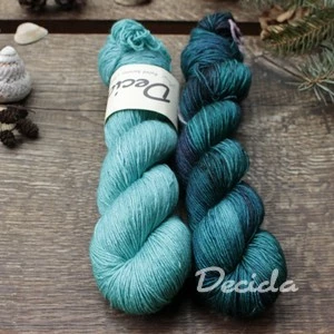 "Set 5" 200g -  Merino/hedvábí 360m