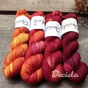 "Oheň - fade" - extra MERINO se sw 4mm