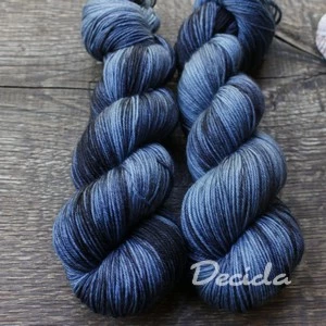 "Blue night" - EXTRA Merino sw/polyamid 365m/100g