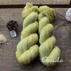 "Lime Juice" - 60%merino 20%hedvábí 20%ramie 425m/100g