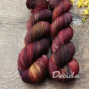 "Oheň" - ZEBRA Merino sw/nylon 365m/100g