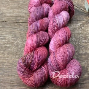 "Sladké maliny" merino/hedvábí 70/30 400m jednonitka 