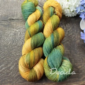 "Zlatovlásko" merino/hedvábí 2mm