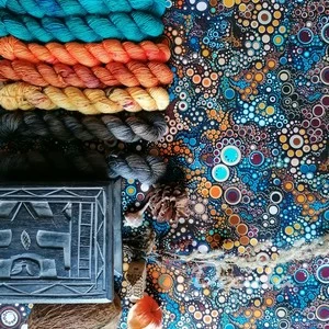 "Element vody a země" Adventní kalendář 24x20g fingering 4ply